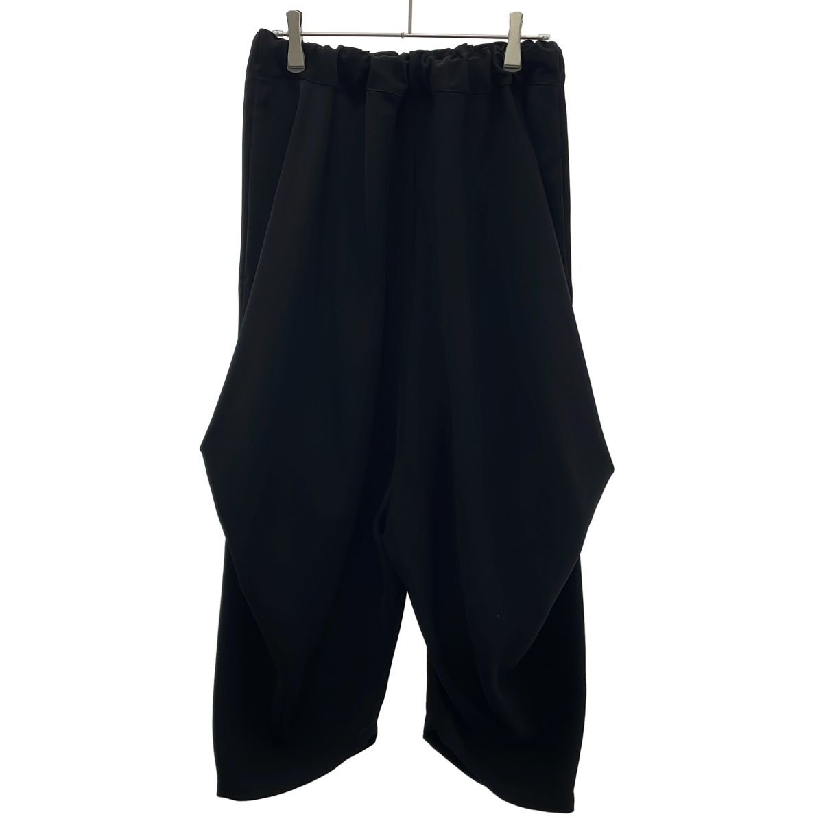 LIMI feu リミフゥ ダブルサテンサルエルパンツ LE-P29-910 ブラック 2