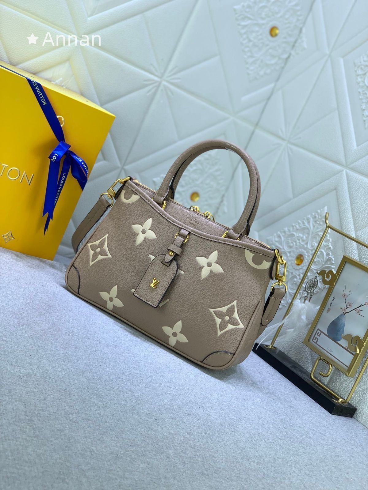 LOUIS VUITTON ルイヴィトン ハンドバッグ バイカラー モノグラム アン