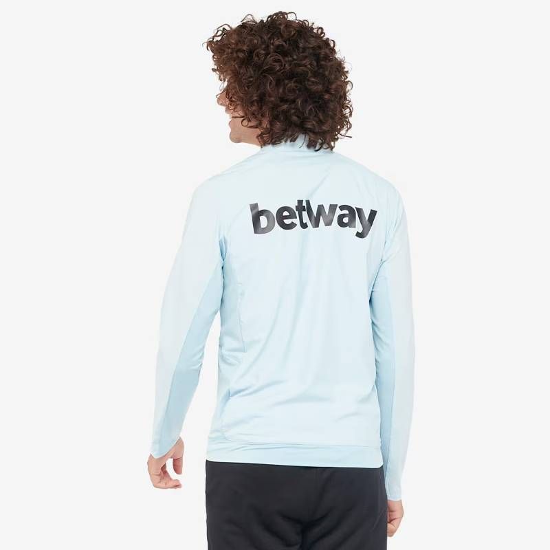 送料無料】アンブロ Umbro ウェストハム 22/23 プレゼンジャケット 青