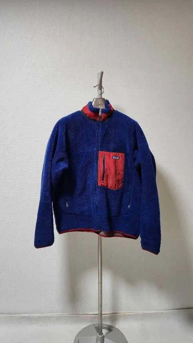 パタゴニア レトロ ファイル フリース ジャケット ブルー レッド L