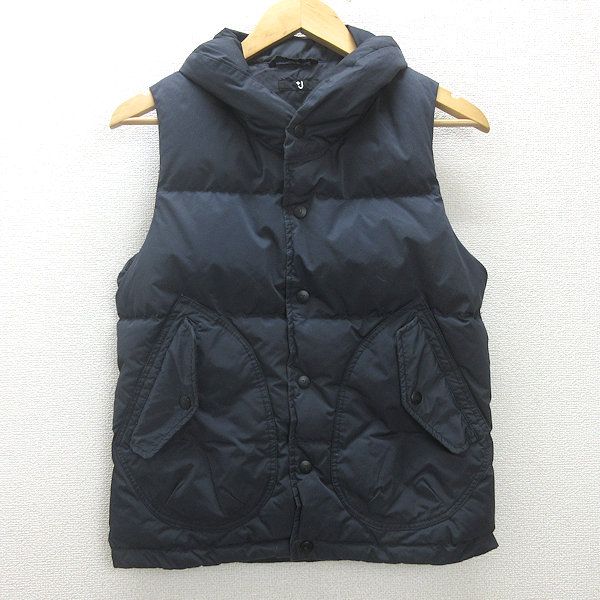 U□ユニクロ/UNIQLO＋J JIL SANDER ダウンベスト/317-066690【S】黒
