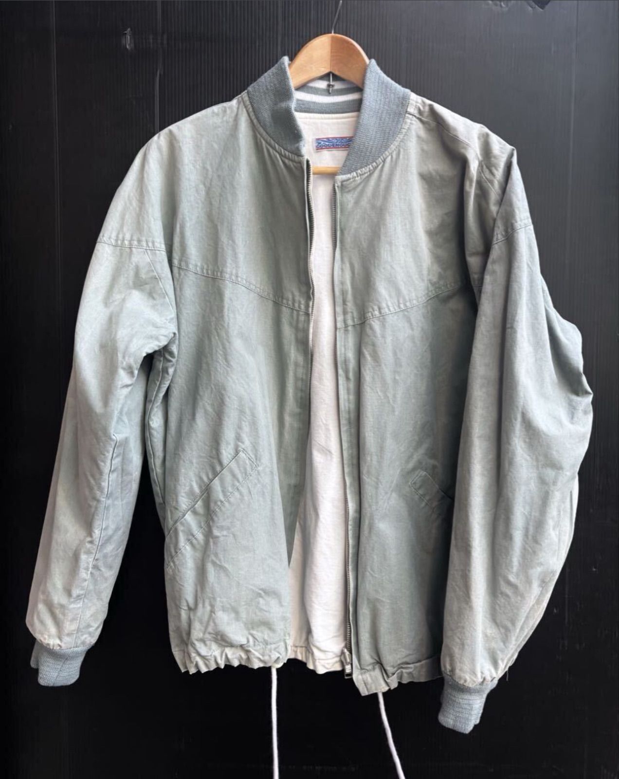 90s GOODENOUGH UK グッドイナフ 初期 タグ リバーシブル コットン