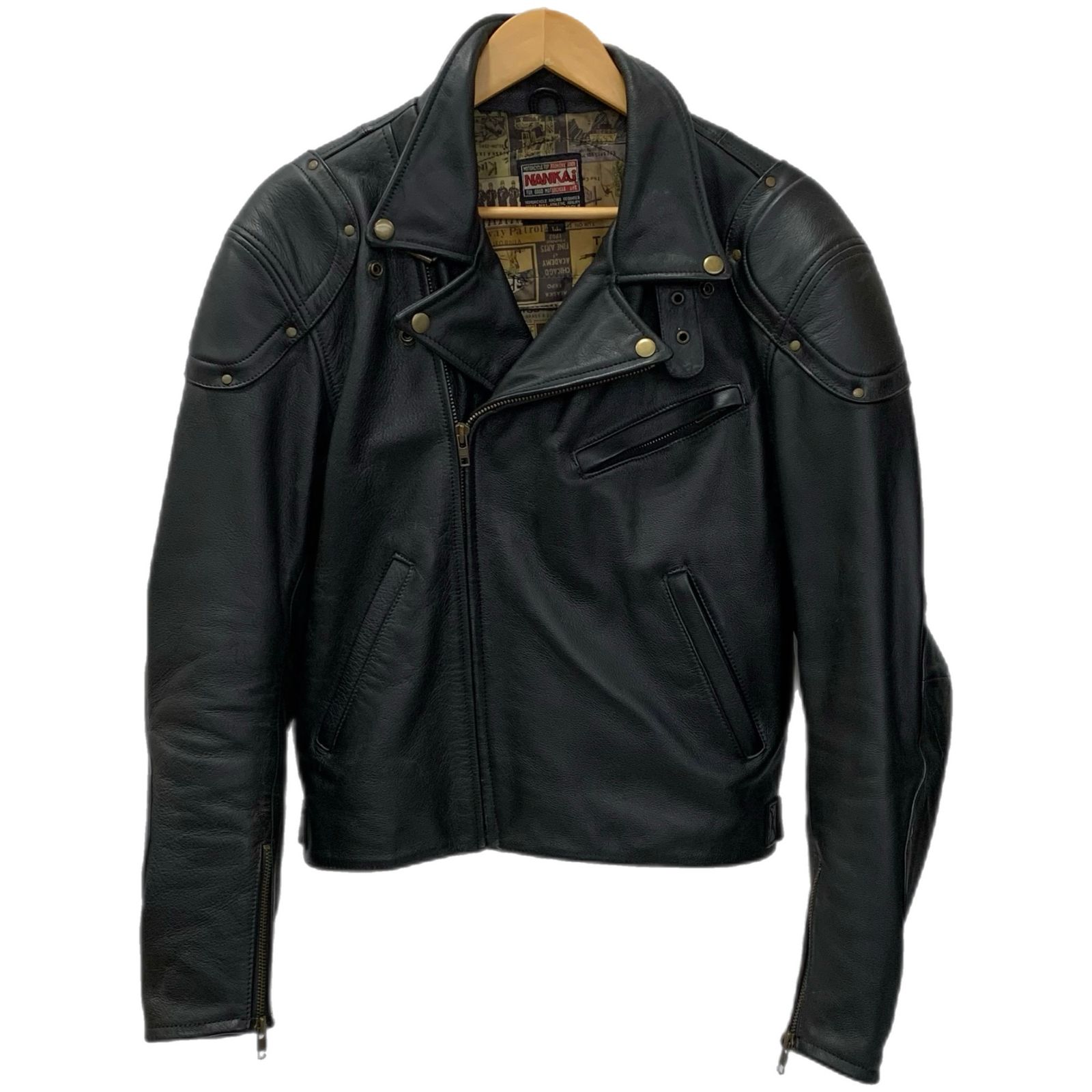 ナンカイ NANKAI レザーライダース プロテクター ジャケット ブラック
