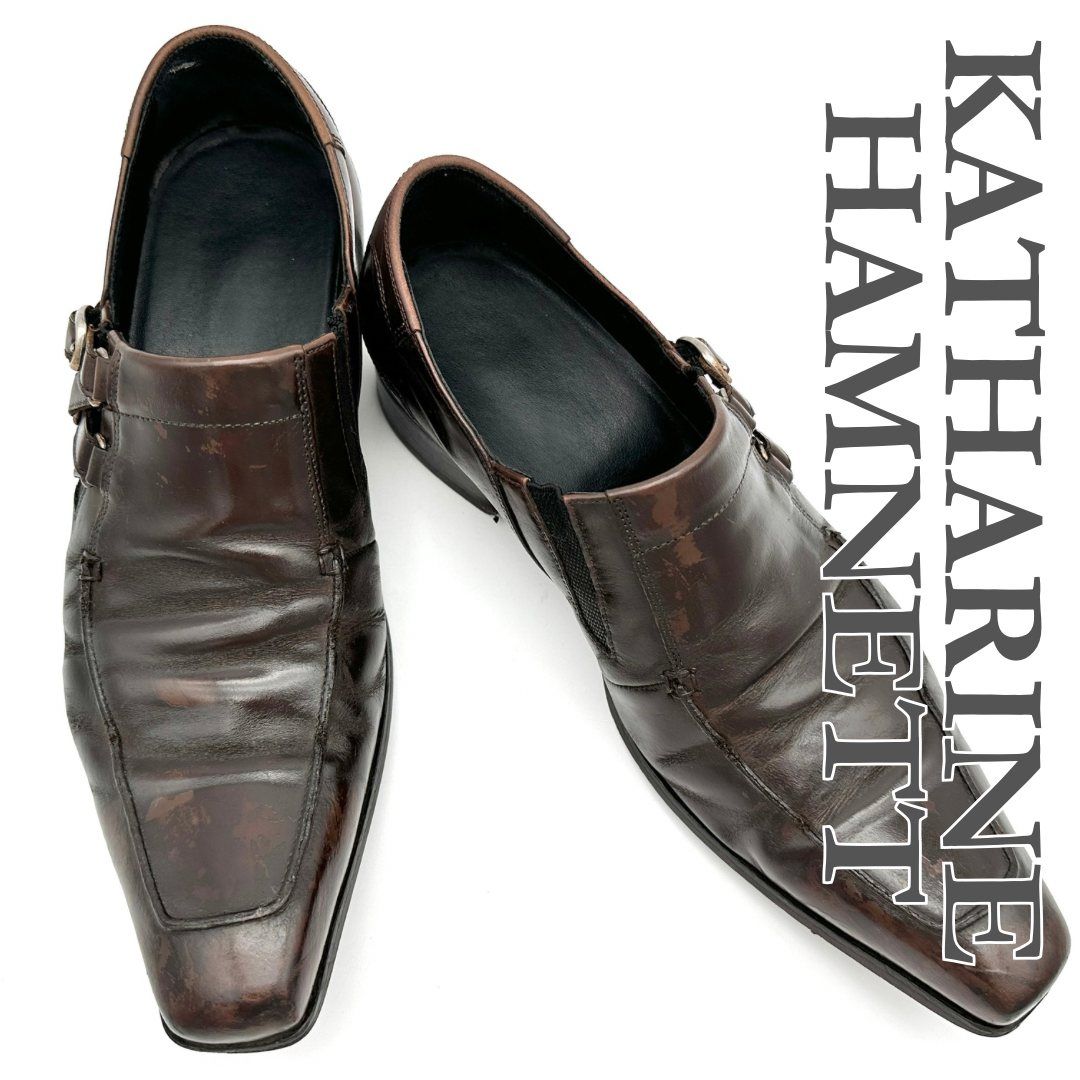 ☆ KATHARINE HAMNETT ドレスシューズ 34501 美品☆ KATHARINE HAMNETT