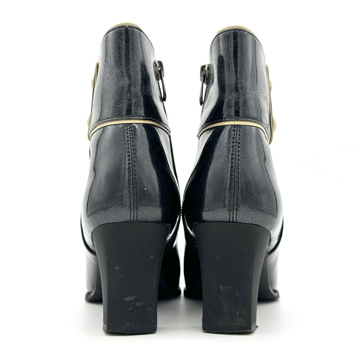 銀座かねまつ レインブーツ サイドシップ ブラック 2416T - メルカリ