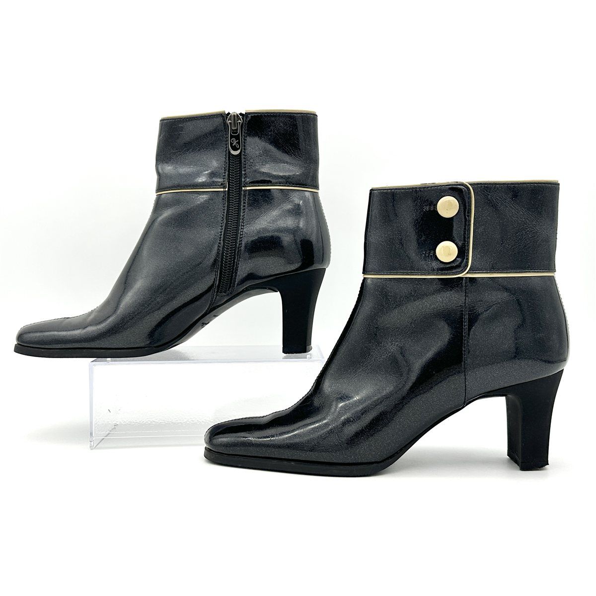 銀座かねまつ レインブーツ サイドシップ ブラック 2416T - メルカリ