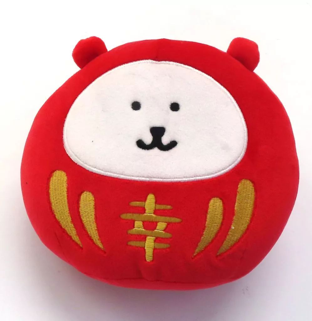 自分ツッコミくま、だるま【正規品】 中古】ぬいぐるみ くま だるまぬいぐるみ 「自分ツッコミくま」 - メルカリ