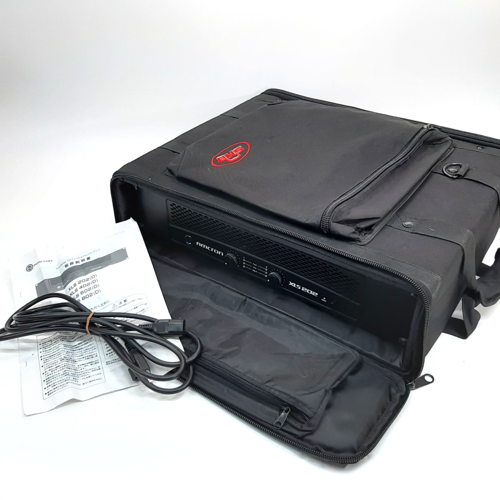 Amcron XLS202 アムクロン パワーアンプ Amcron XLS202 アムクロン パワーアンプ SKBセミハードケース付き