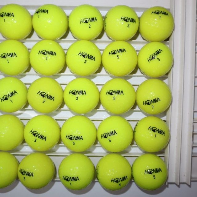 Aランク 25個 ホンマ D1 スピードモンスター 良品 イエロー HONMA