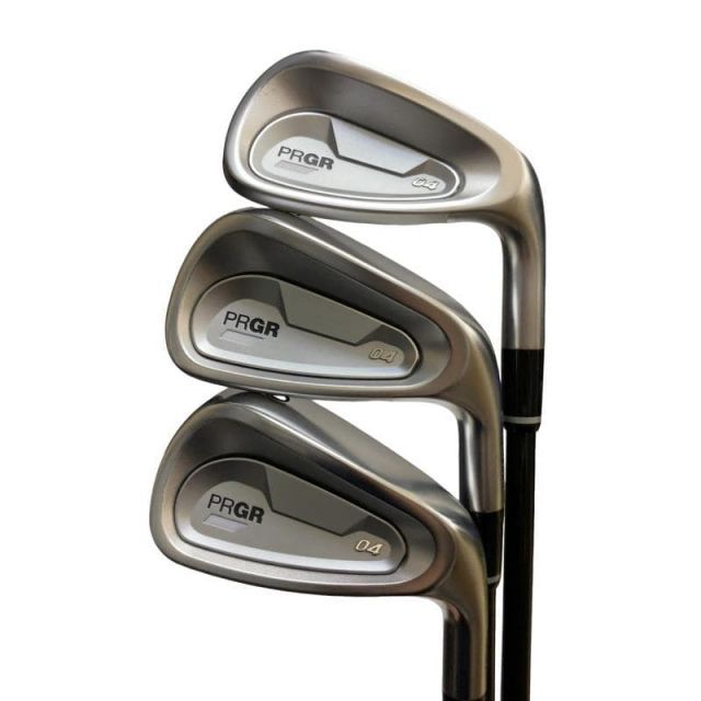 中古】 プロギア PRGR 04(2024) 5S アイアンセット IR MCI BLACK FOR