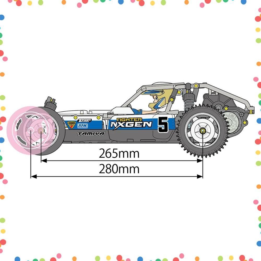 在庫 No.741 電動RCカーシリーズ ファイター ネクスジェン 1|10 DT-04シャーシ 電動ラジオコントロール タミヤ 58741