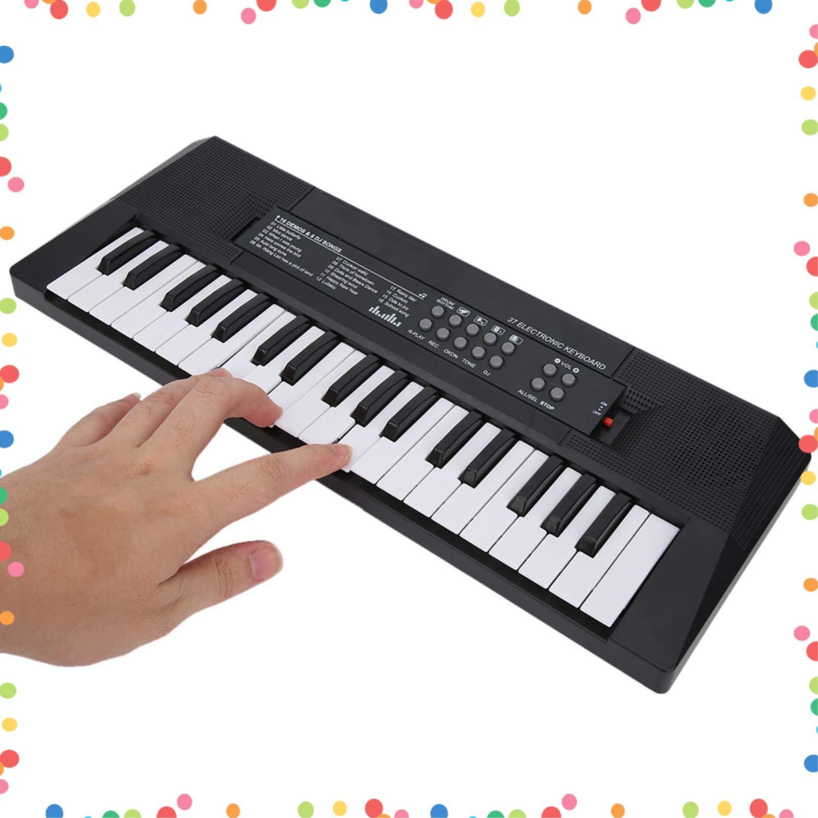 特価商品】電気ピアノ ミニ鍵盤 電池給電/USB給電式 電子オルガン 
