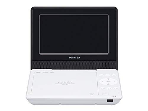 【美品】TOSHIBA 東芝 REGZA ポータブル DVD プレイヤー レグザ 東芝 7型ポータブルDVDプレーヤーホワイトCPRM対応TOSHIBA REGZA