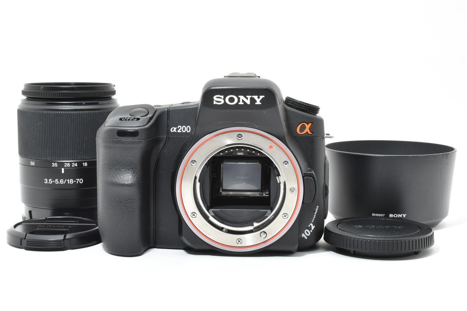 ☆良品☆ ソニー SONY a200 DSLR-a200 ボディ + SONY DT 18-70mm F3.5 