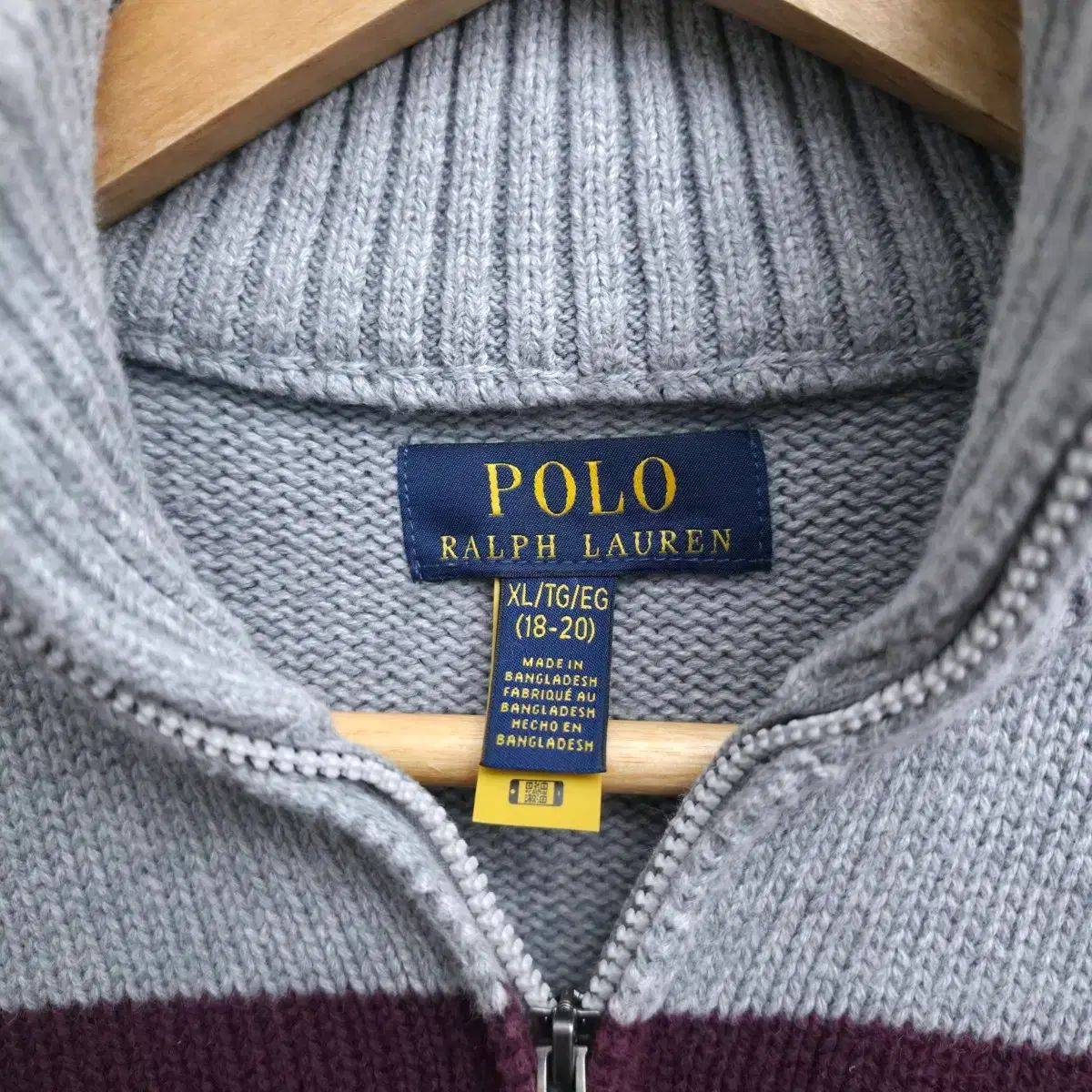 S ポロ ラルフローレン クォータージップアップ ニット 新モデル QR