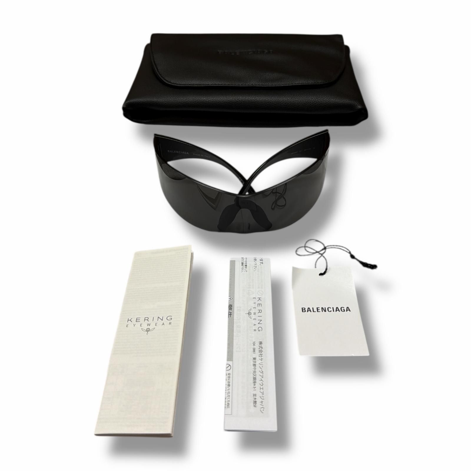 参考上代94,600円 未使用 BALENCIAGA Shield Sunglasses シールド 
