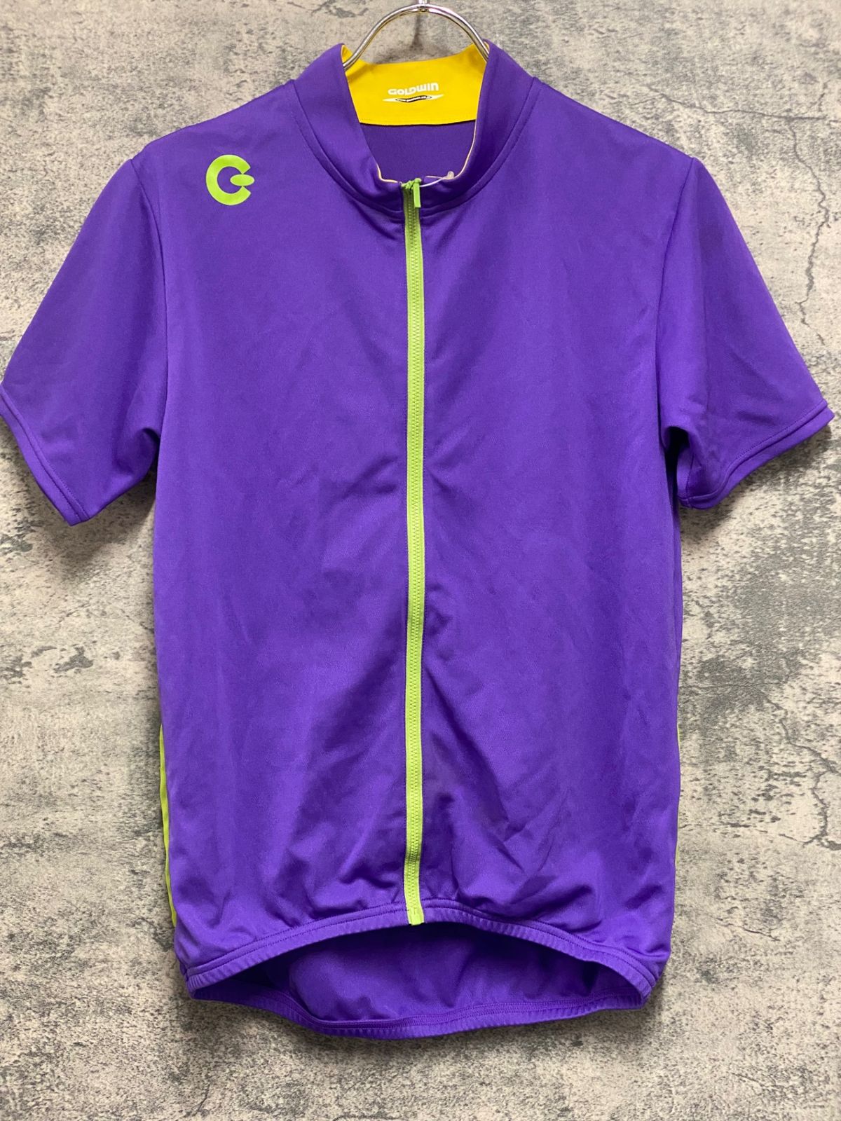 最終値下げ！美品　ゴールドウィン　サイクルジャージ JU560 ゴールドウィン GOLDWIN 半袖 サイクルジャージ 紫 L - メルカリ