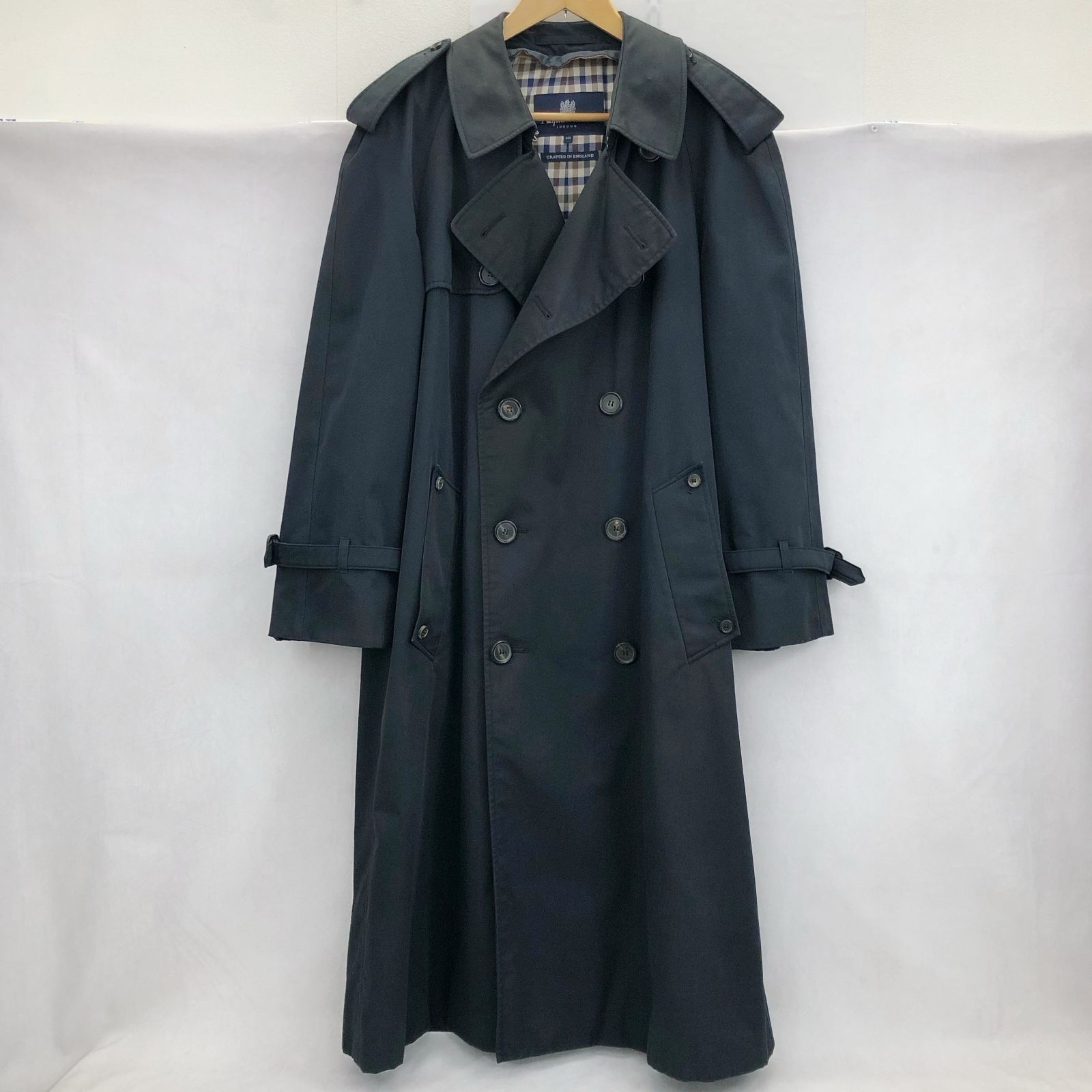 訳あり Aquascutum アクアスキュータム トレンチコート CA00229 ロング