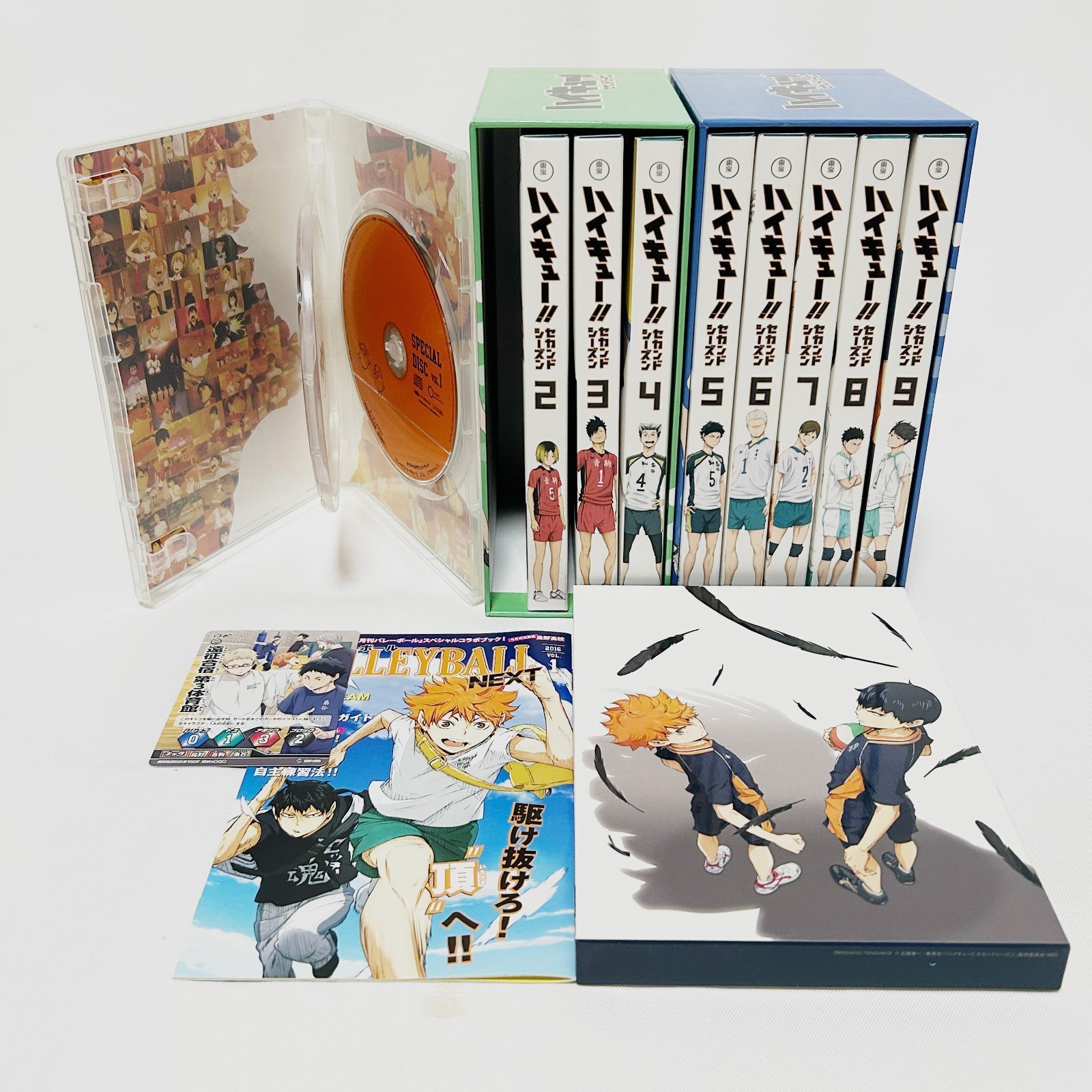 全巻収納Box付き ハイキュー!!セカンドシーズン 初回全9巻セットDVD
