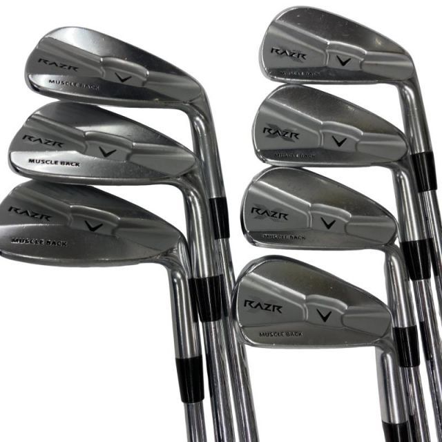 中古】 キャロウェイ RAZR X MUSCLE BACK 7S アイアンセット IR