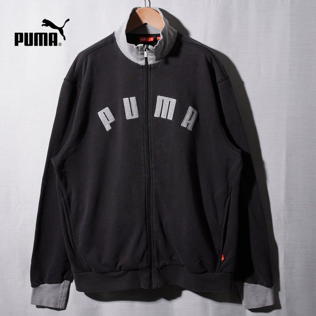 PUMA ジップアップジャケット グレー/ブラック プーマ×BMW/ジップ 