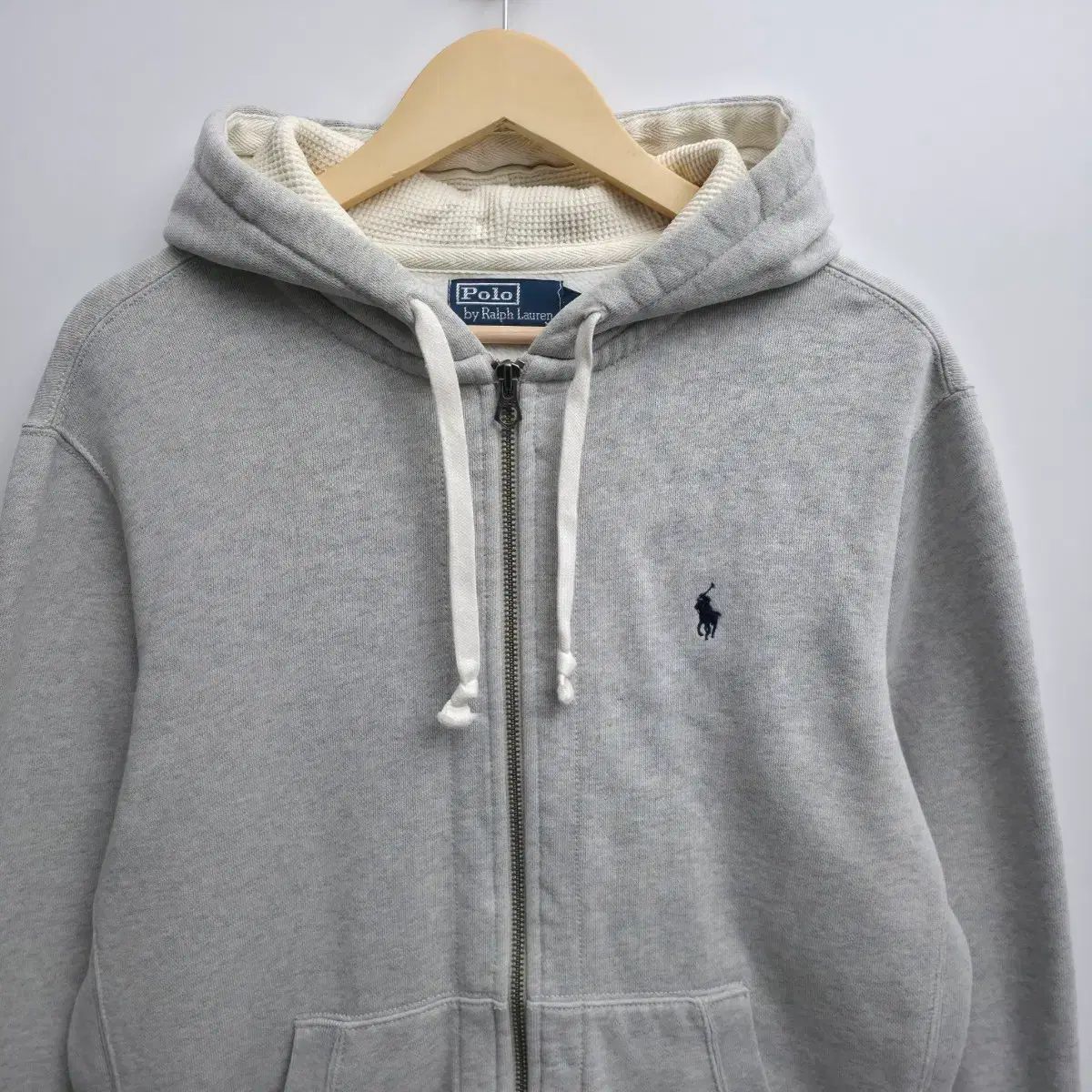 XL ポロ ラルフローレン グレー フードジップアップ - メルカリ