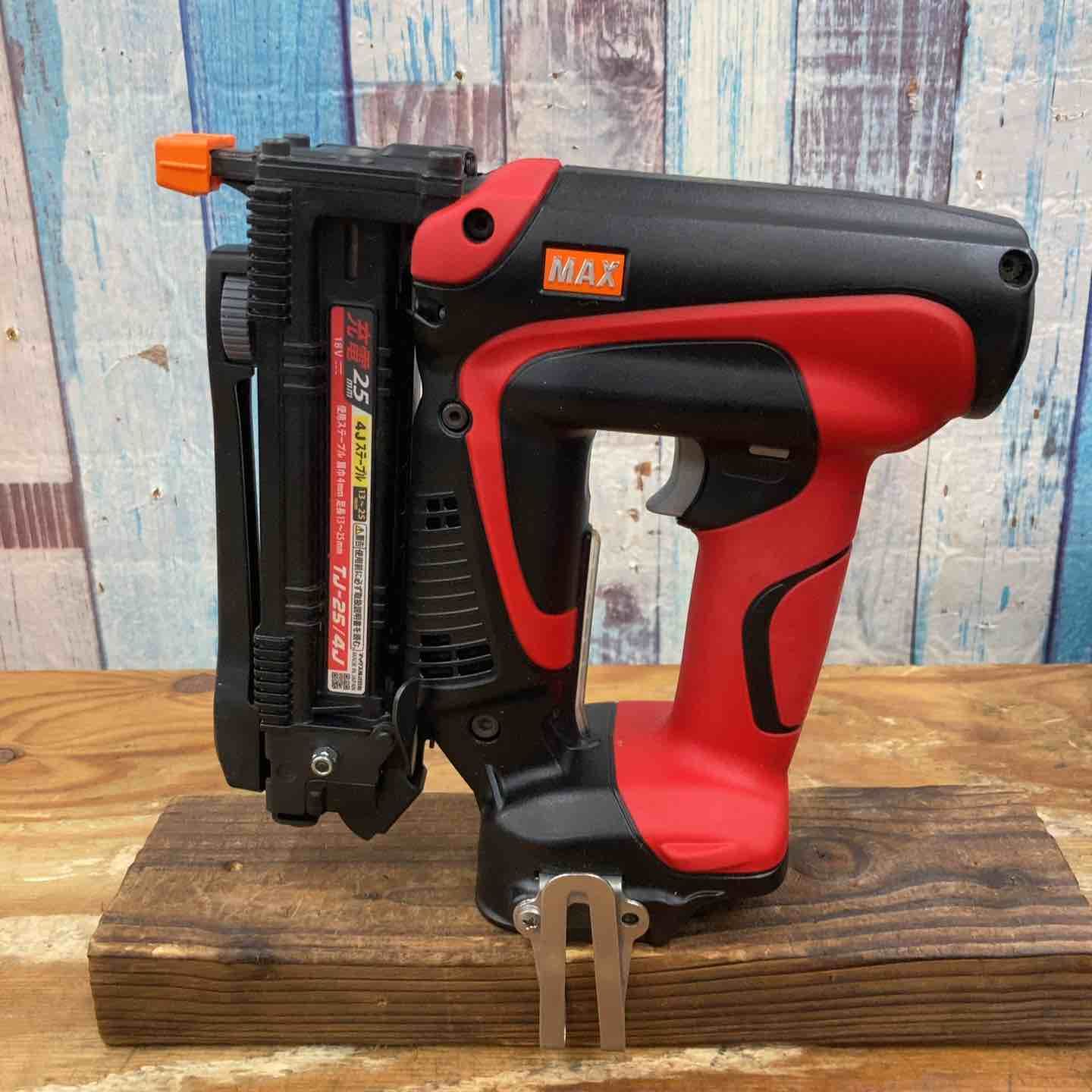 品 マックス MAX コードレスタッカ TJ-25|4 J-BC|1850 A 18 V 5.0 Ahバッテリー付き フルセット 柏店