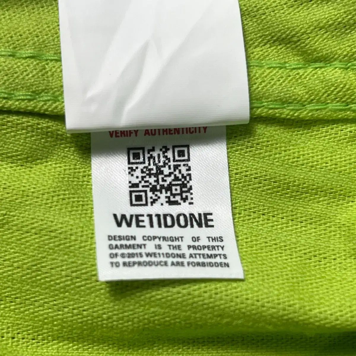 WE11DONE ウェルダン コーデュロイ ジャケット ライム M - メルカリ