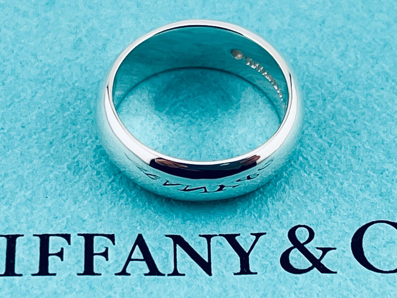 a202 美品 Tiffany&Co. ティファニー カーブド ハート リング シルバー