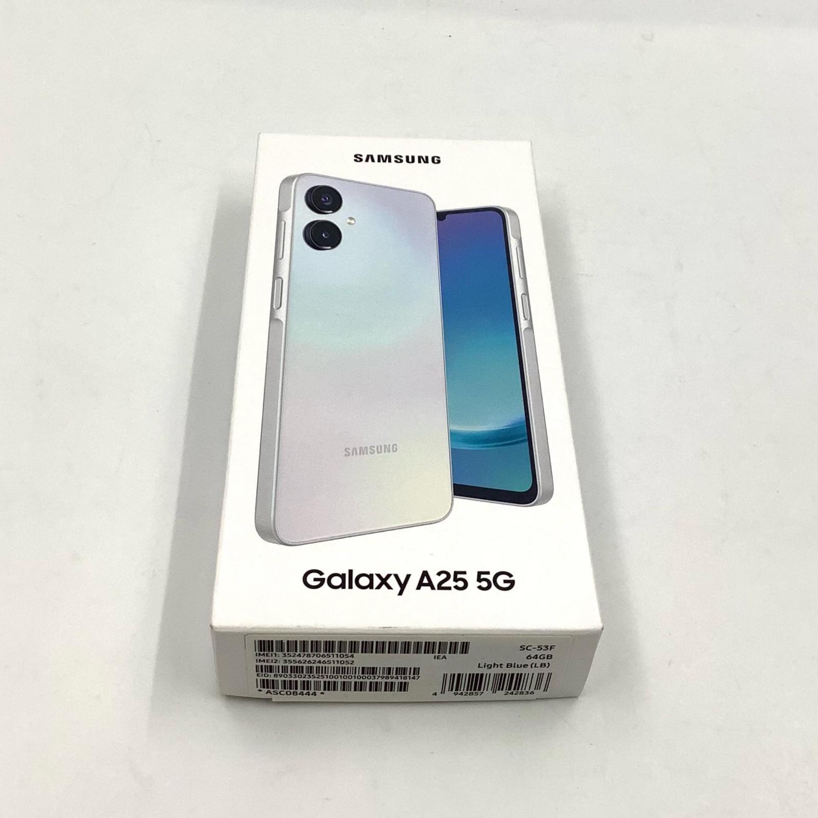 全額返金保証】【最速発送】SAMSUNG Galaxy A25 5G 64GB docomo SIM