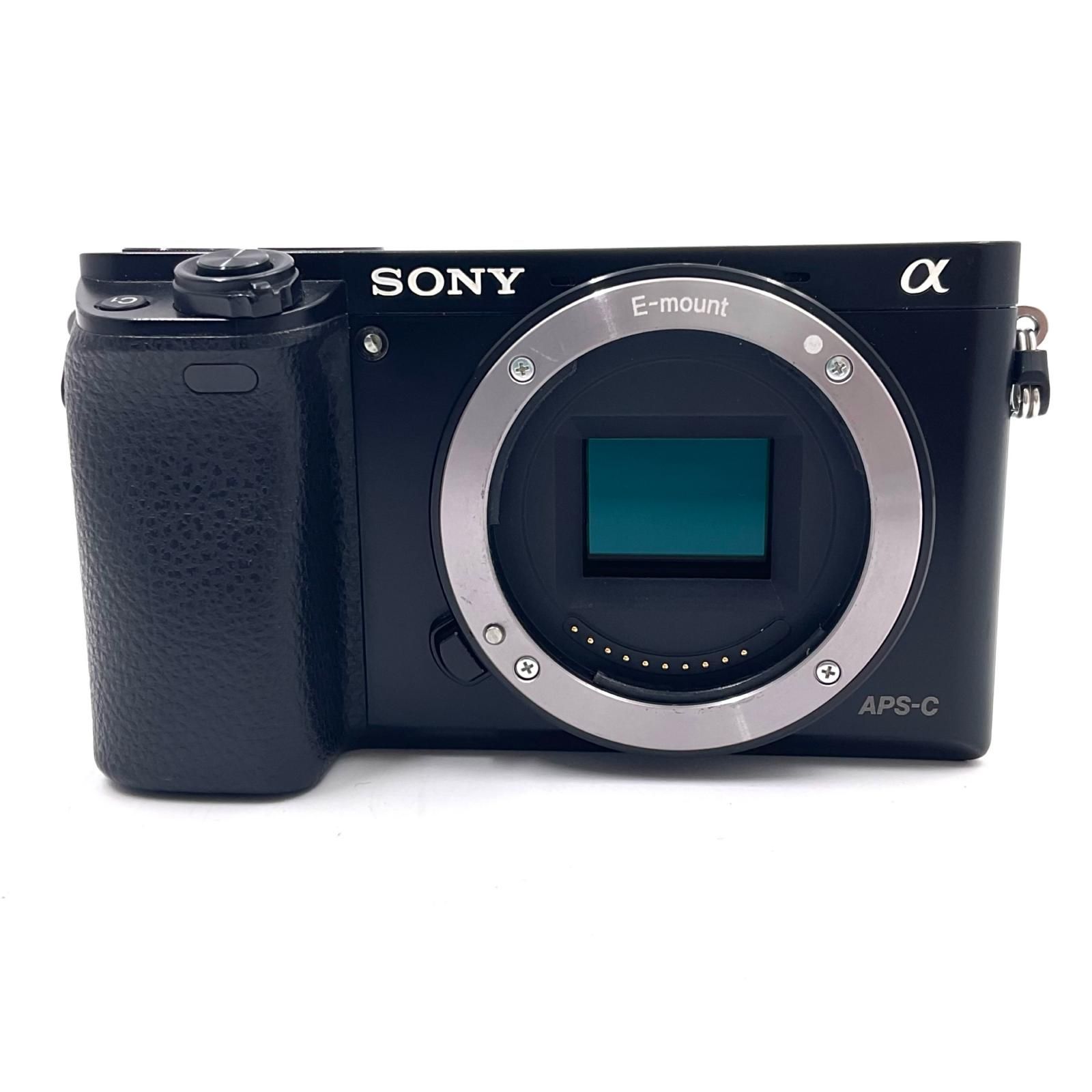 Sony デジタル一眼 α6000 ILCE-6000 ボディ ブラック 動作確認済【全額 