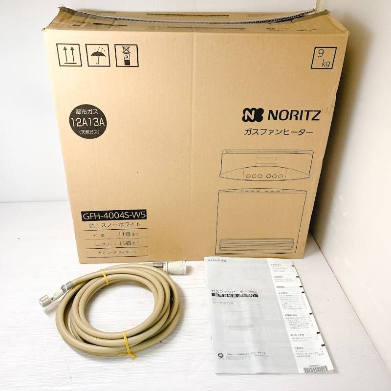 ノーリツ NORITZ ガスファンヒーター GFH-4004S-W5 都市ガス 5m