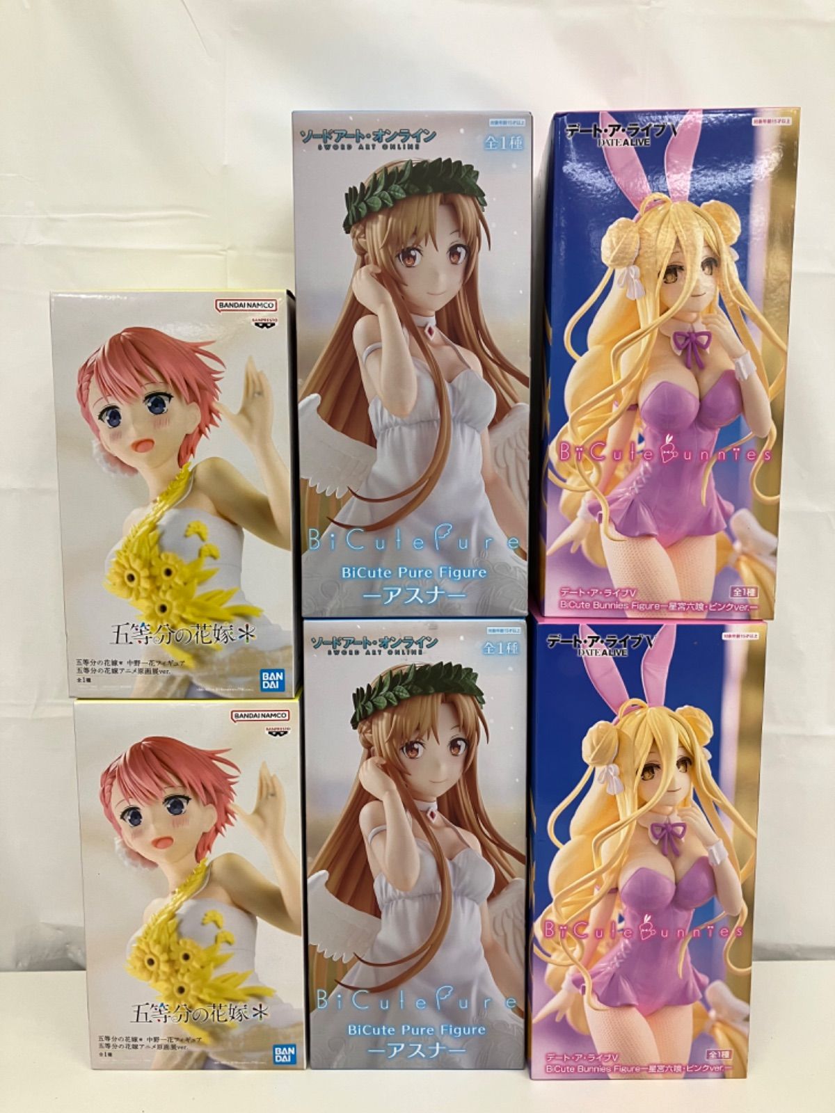 美少女フィギュア　まとめ売り　7点セット 未開封 美少女フィギュア まとめ売り 3種 6個セット LF1840 f107