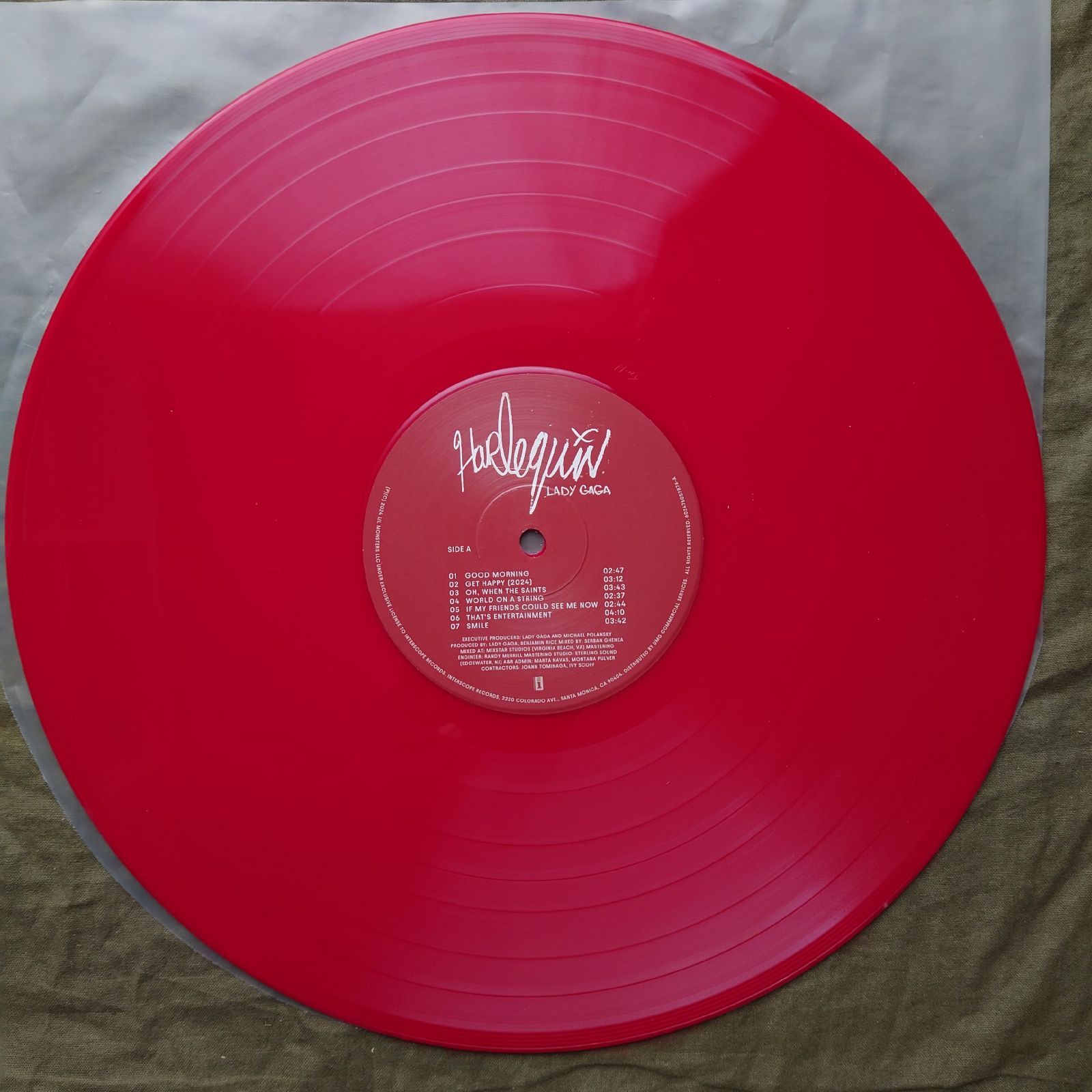 傷なし美盤 良ジャケ 美品 2024年 米国 本国盤 レディー・ガガ Lady