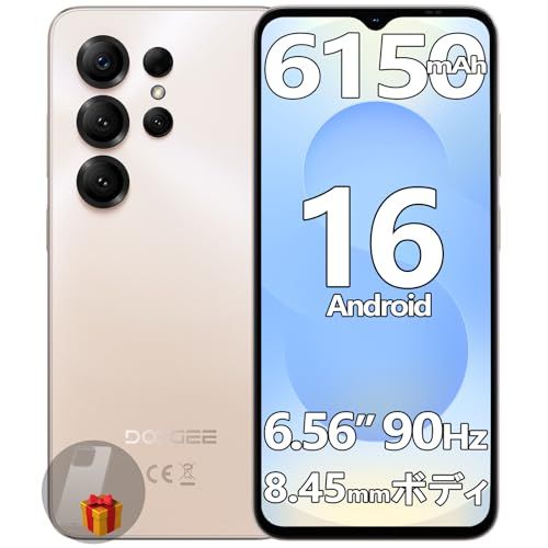 Android 16 4 G LET スマホ 初登場 DOOGEE Note 56 X 24 GB 64 2 TB拡張 90 Hz 6.56 インチ HD 大画面 8コアCPU スマートフォン simフリー 本 bbf 4989