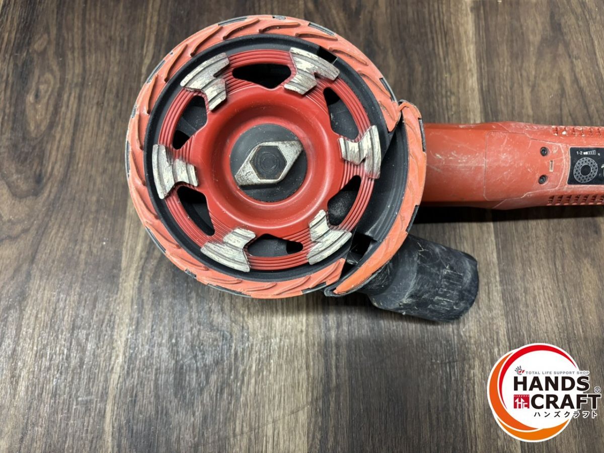  ♭ 品 ヒルティ HILTI DGH 130 ダイヤモンドグラインダー ケース付き 熊 グラインダー 研磨機