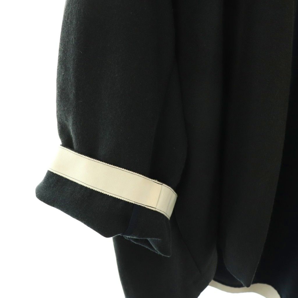 ヨリ yori バックギャザーテーラードジャケット 36 紺 /CX □OS - メルカリ