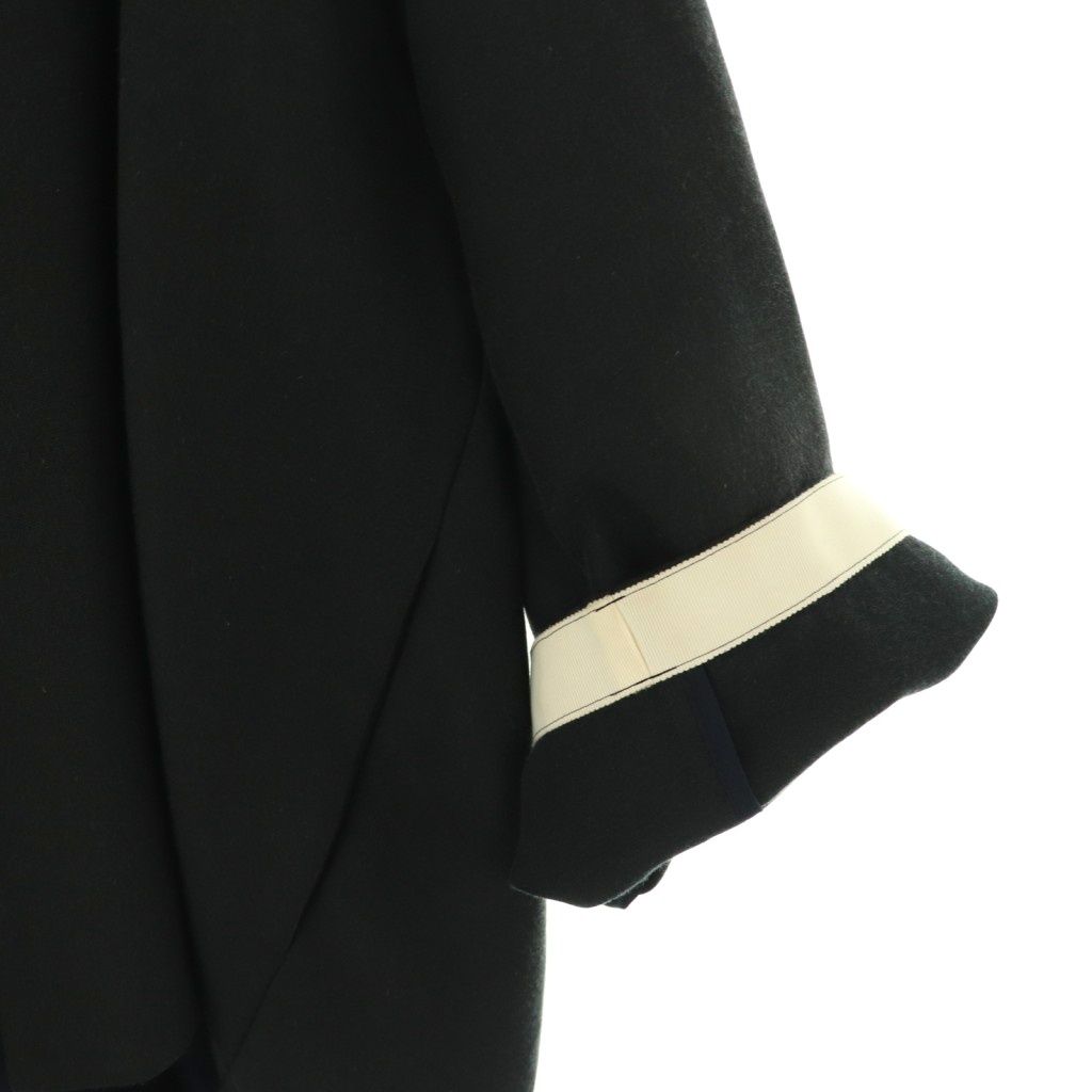 ヨリ yori バックギャザーテーラードジャケット 36 紺 /CX □OS - メルカリ