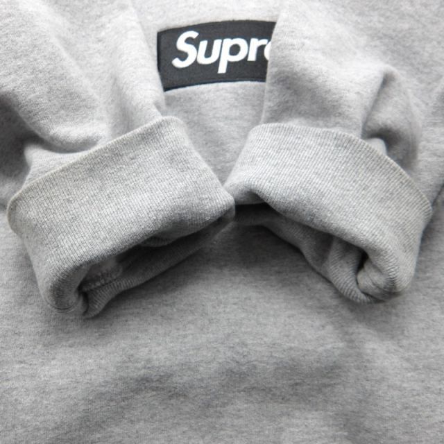 SUPREME 22aw BOX LOGO CREWNECK HEATHER GREY サイズL シュプリーム