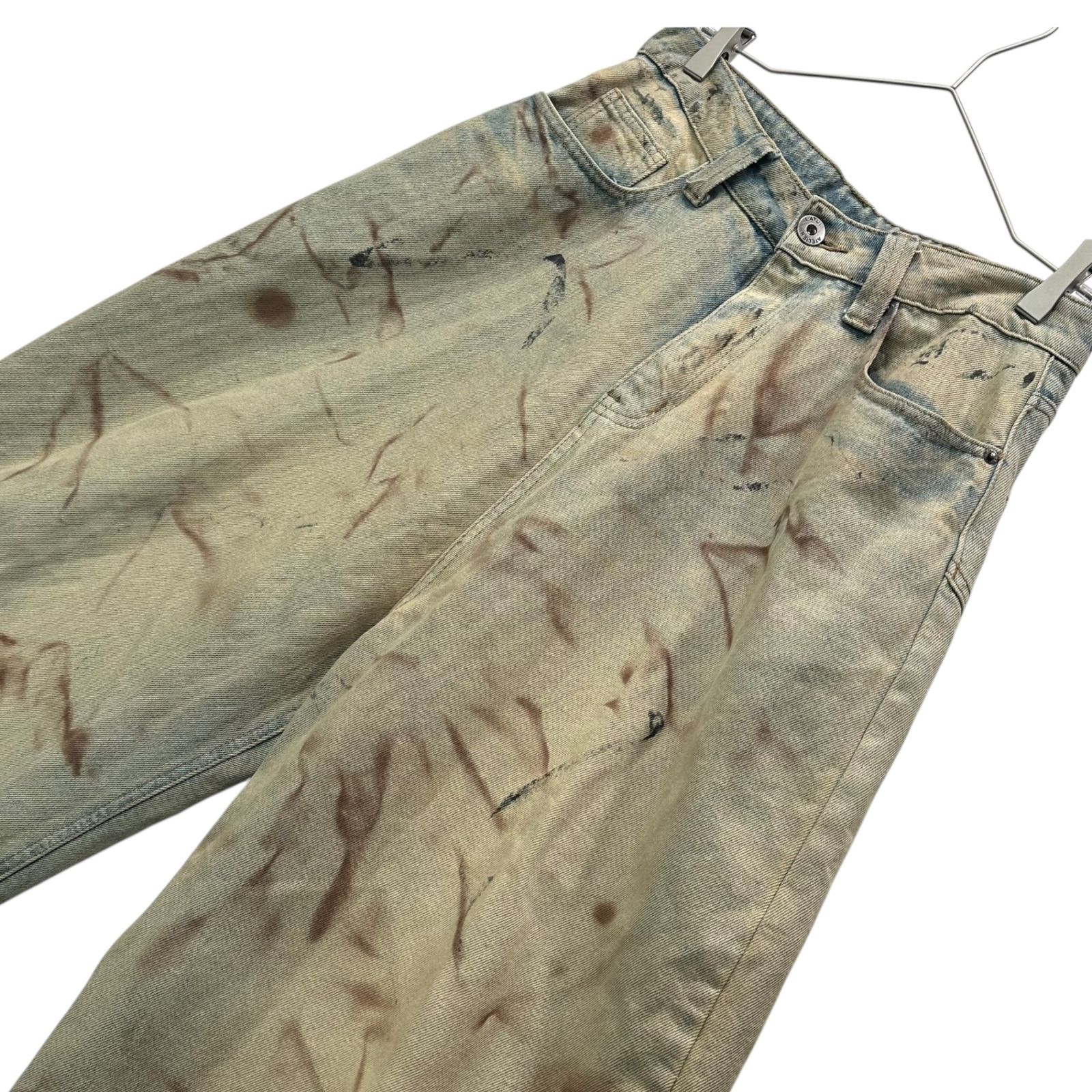 LATUI ATELIER(ラトゥイ アトリエ) Vintage-Washed Wide-Leg Baggy