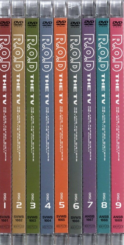 アニメDVD R.O.D THE TV 初回版全9巻 セット - メルカリ