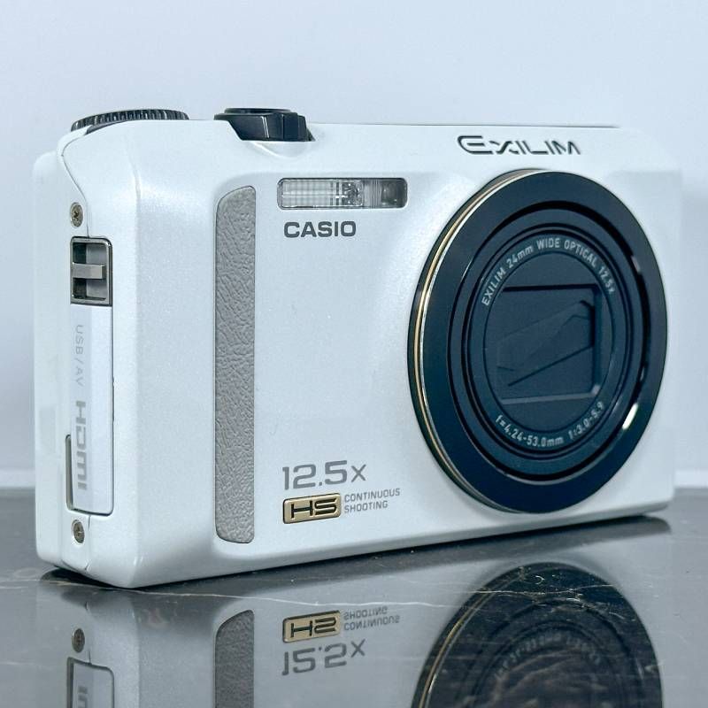 CASIO EXILIM EX-ZR200 ホワイト コンパクトデジタルカメラ 1610万画素