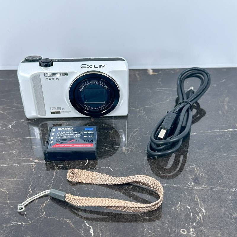 CASIO EXILIM EX-ZR200 ホワイト コンパクトデジタルカメラ 1610万画素
