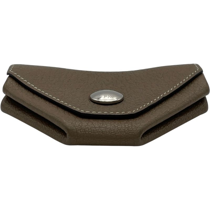 エルメス HERMES ルヴァンキャトルコインケース D刻 エトゥープ SV金具