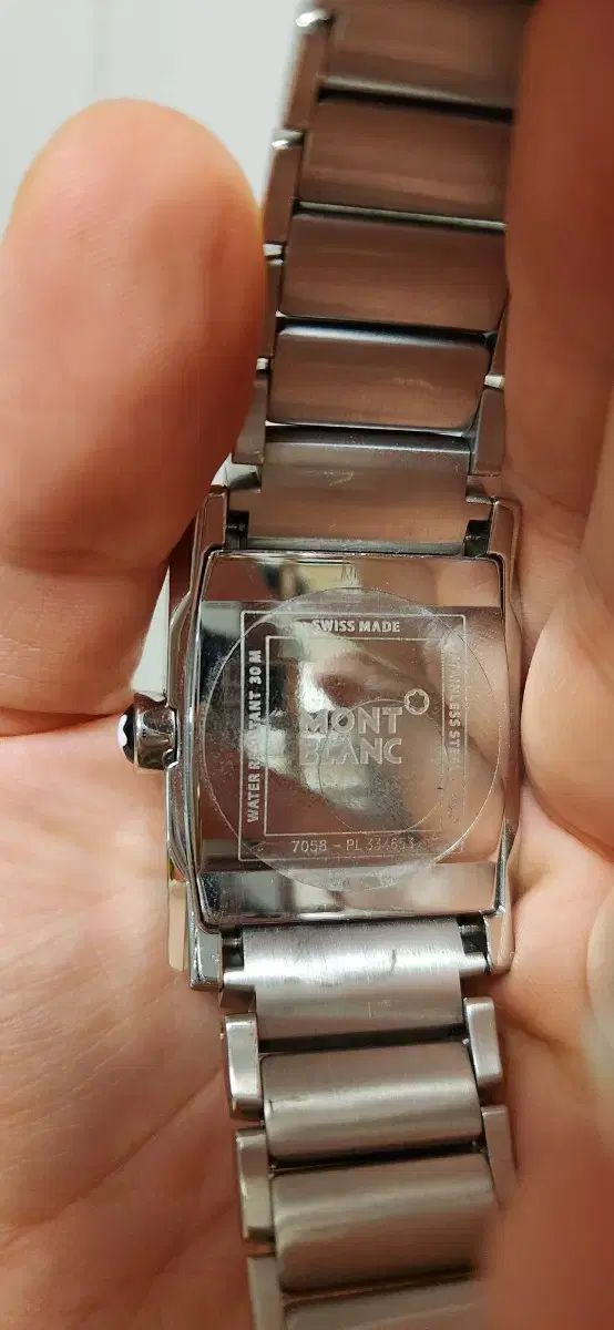  MONT BLANC モンブラン スチール オートマチック 時計 ベーシック服 自動巻き時計 腕時計(アナログ)