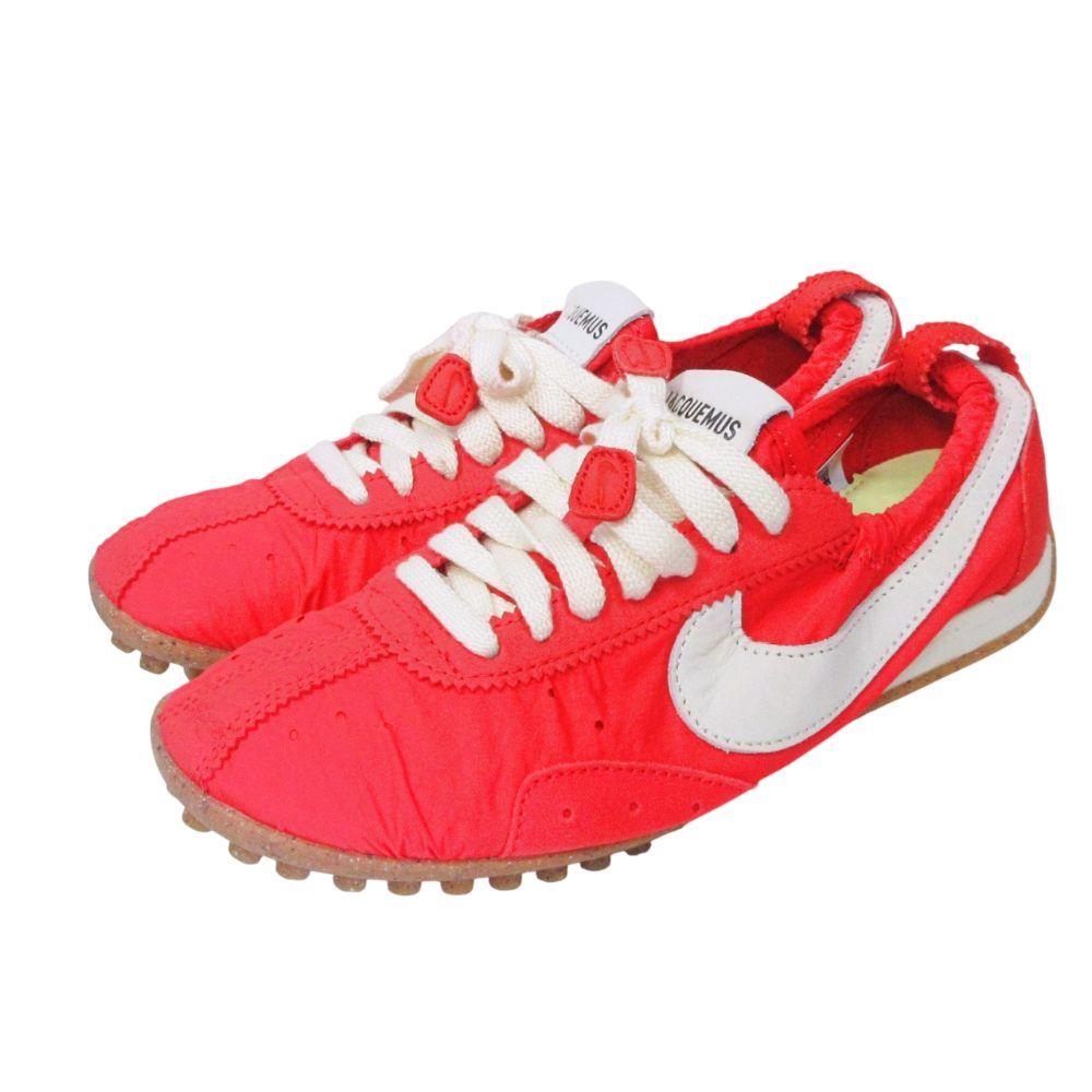ジャックムス × ナイキ コラボスニーカー レッド 24cm 即購入 OK NIKEとJACQUEMUSが再びタッグ。 レース用シューズの原点「ムーン