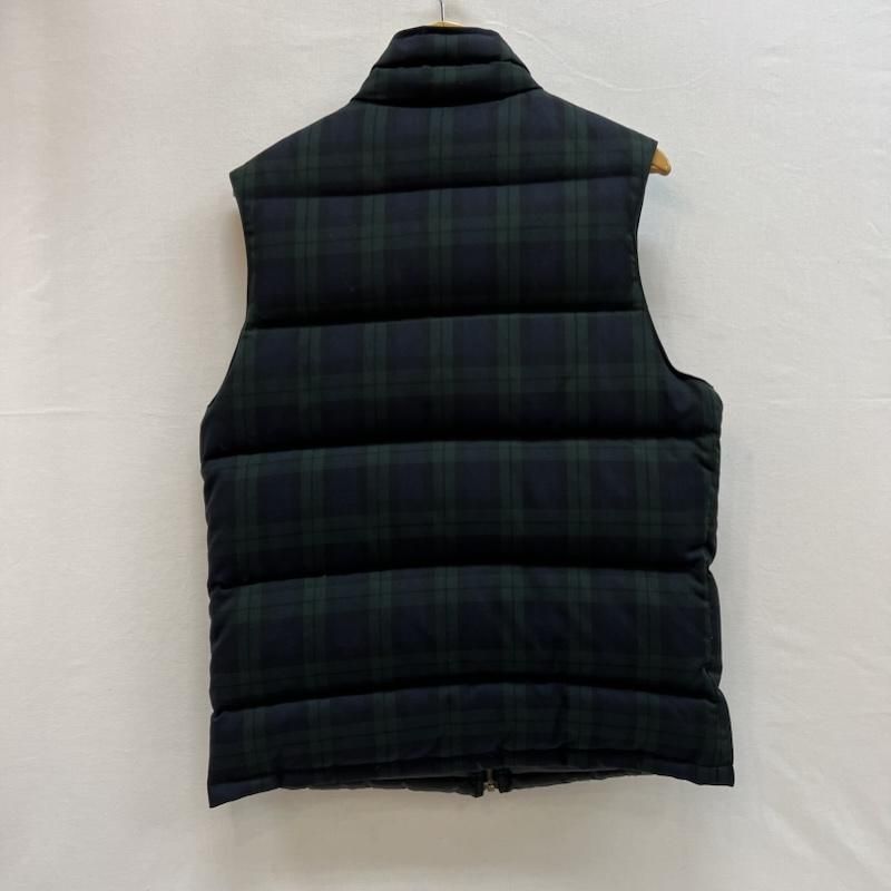 バーバリーブラックレーベル リバーシブル チェック ダウンベスト
