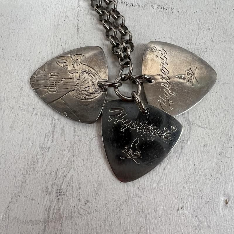 ヒステリックグラマー ギターガール ピック ネックレス メンズ