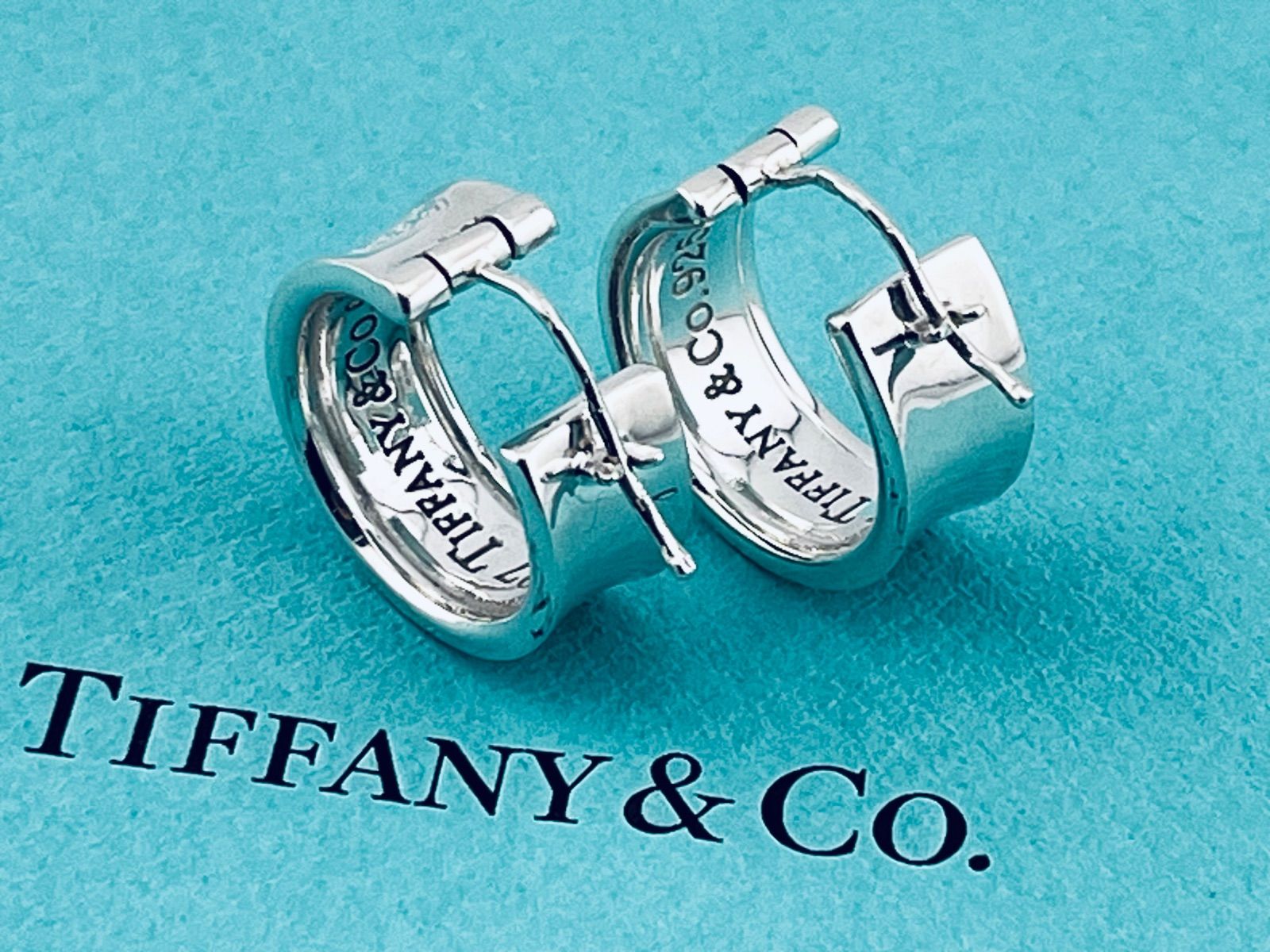 ティファニー　1837　ナロー　フープ　ピアス　ワイド　片耳　シルバー925 a205 希少 Tiffany&Co. ティファニー 1837 ワイド ナロー フープ