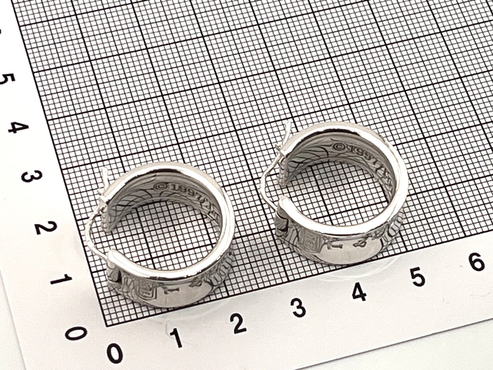 a205 希少 Tiffany&Co. ティファニー 1837 ワイド ナロー フープ
